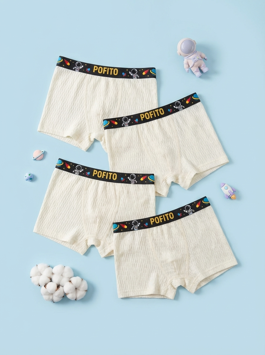 Elixunder® Çocuk Pamuklu Boxer