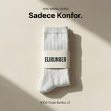 3 Çift %100 Bambu Çorap Nefes Alabilir